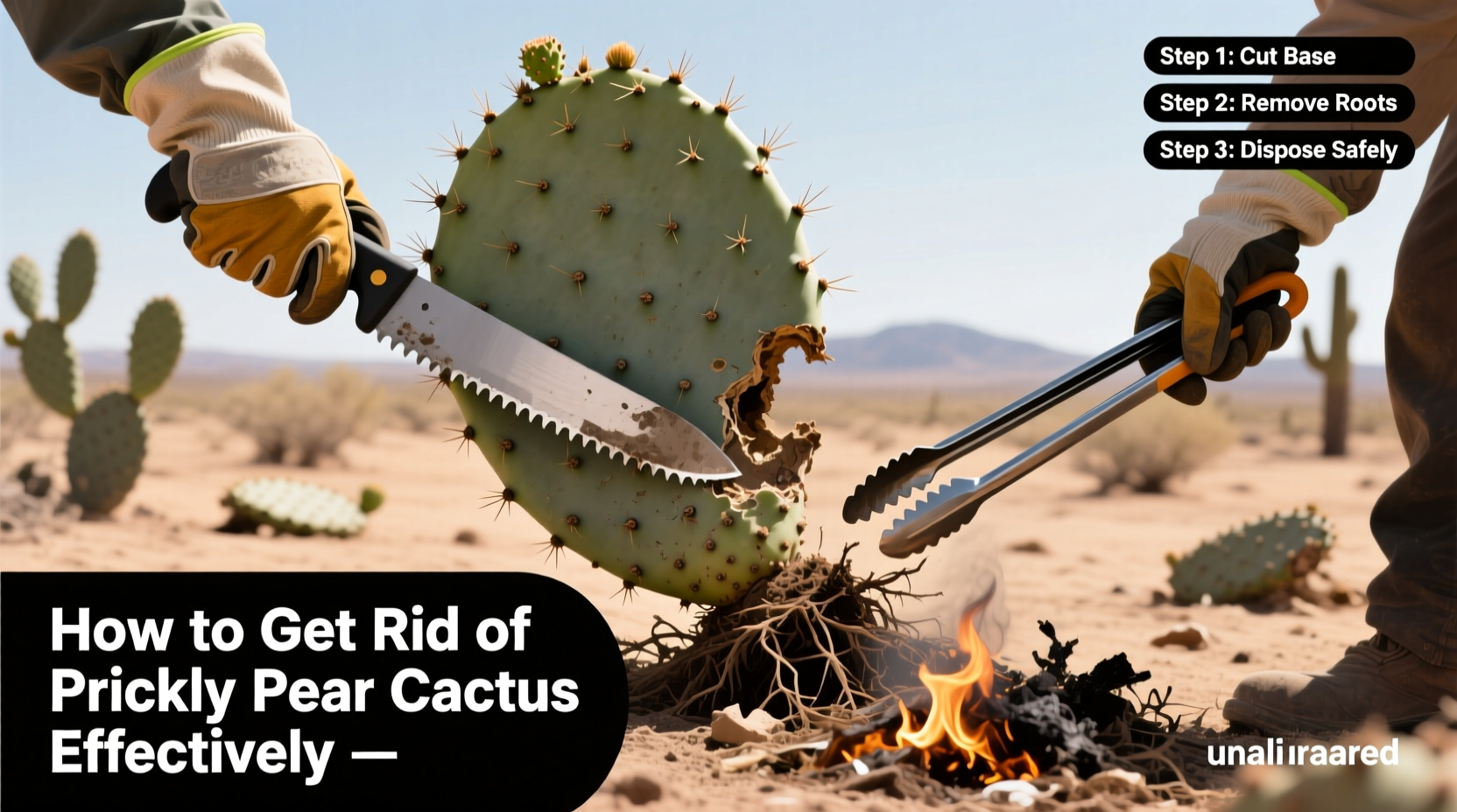 How to Get Rid of Prickly Pear Cactus Effectively