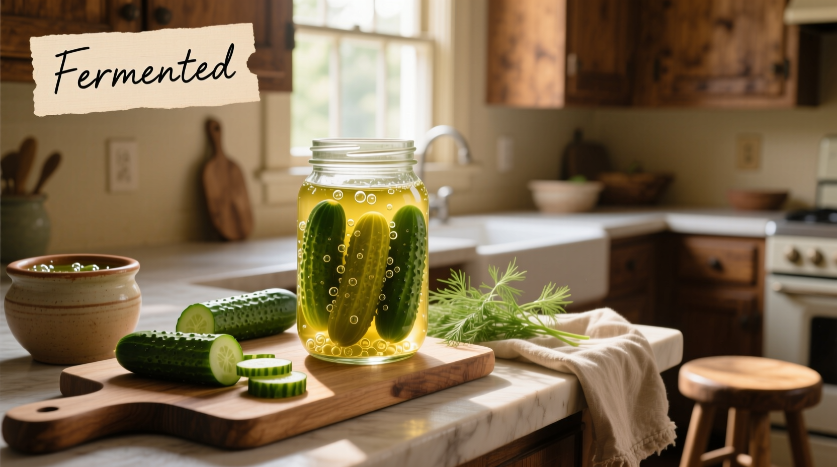 are pickles fermented food 