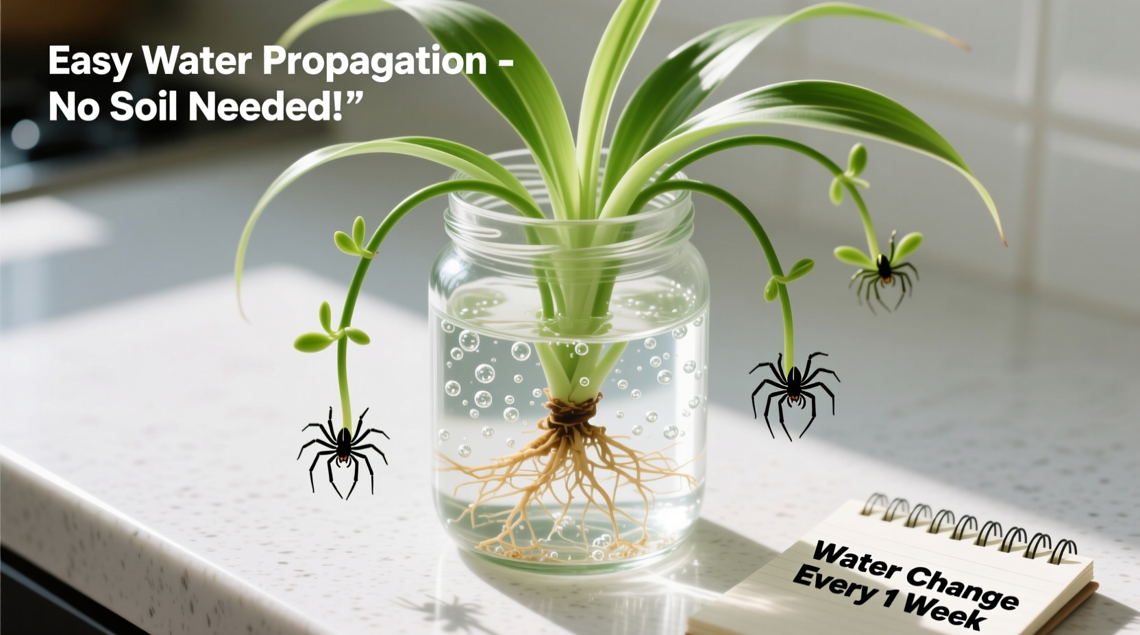 How to Grow Spider Plant in Water Easily