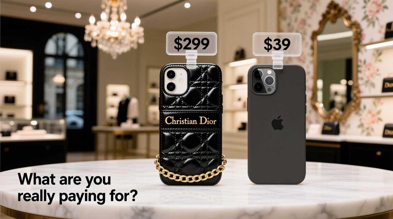 is the extra cost of a christian dior iphone case really worth it what are you actually paying for