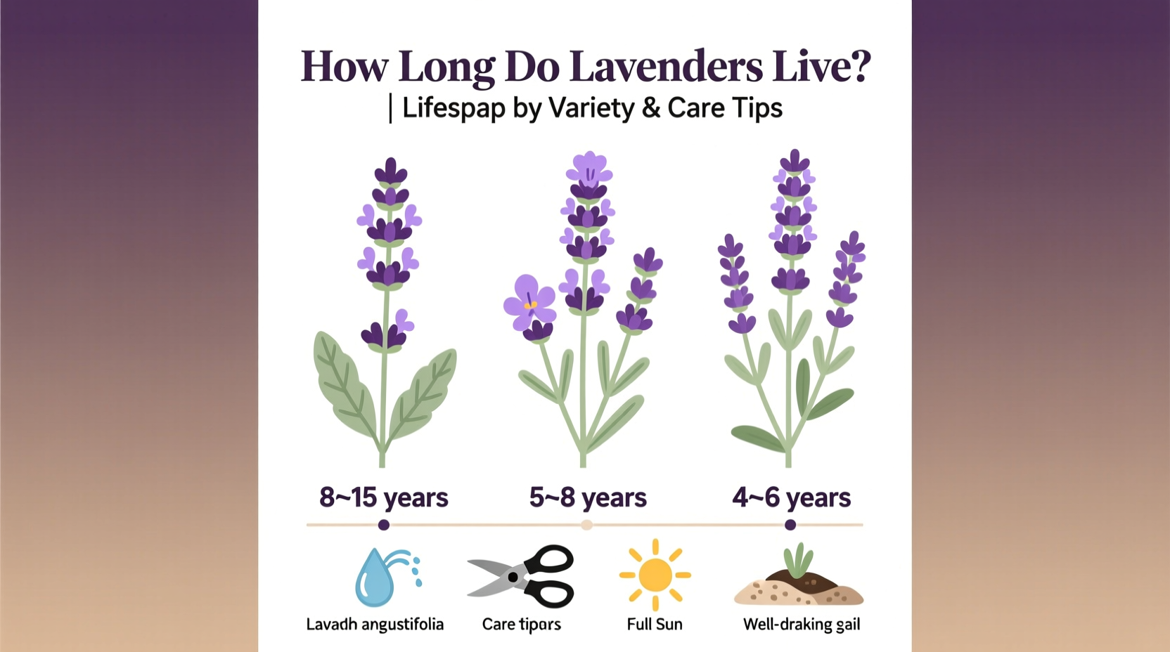 how long do lavenders live