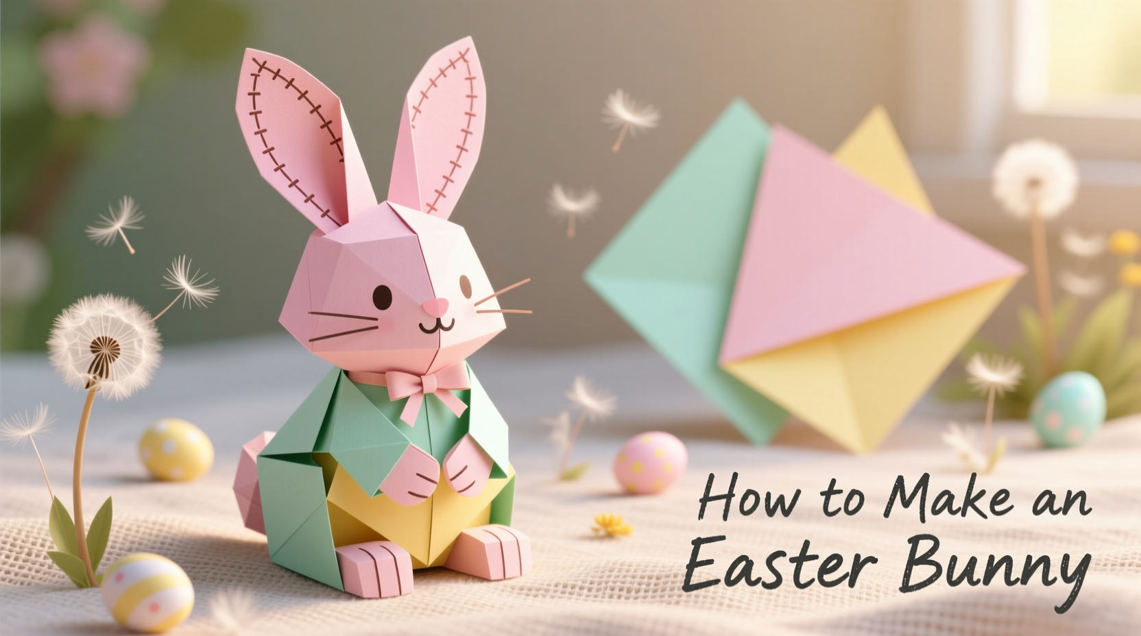 How to Make an Easter Bunny with Paper