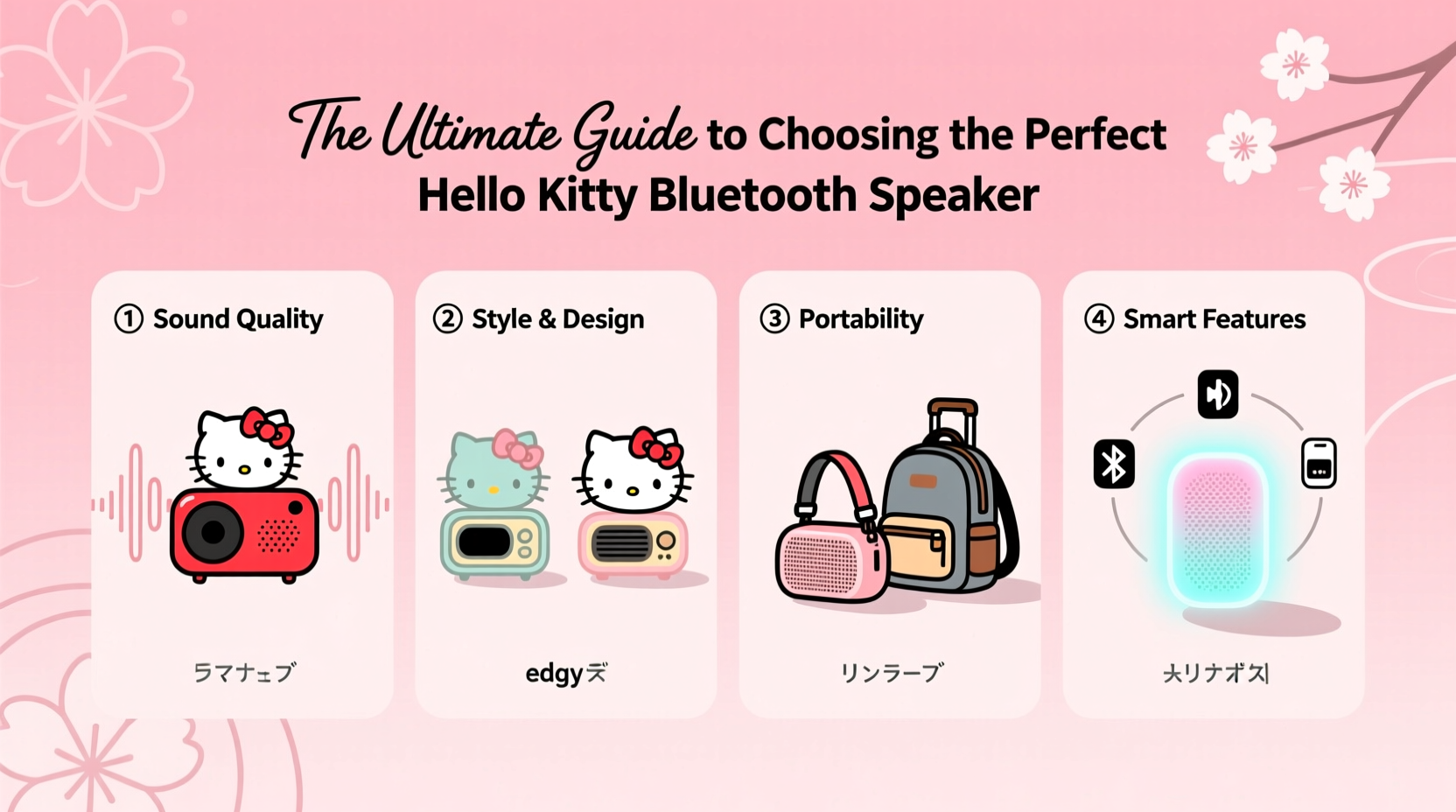 the ultimate guide to choosing the perfect hello kitty bluetooth speaker for your style and sound needs