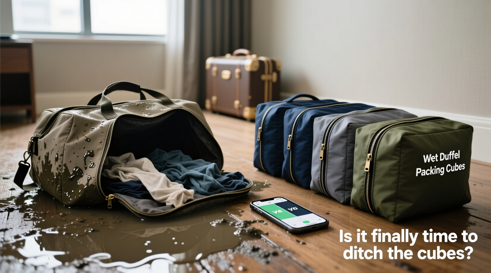 wet dry duffel vs packing cubes is it finally time to ditch the cubes