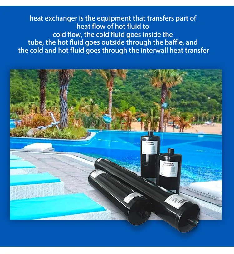 Water Swimming Stainless Pump Tube Solar Heater For Heating Air Instant Exchange Steel Pool Heat Exchanger
