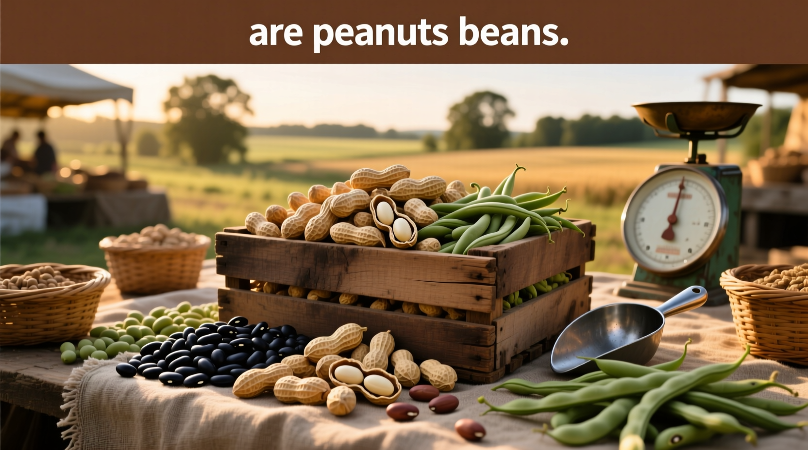 are peanuts beans or nuts