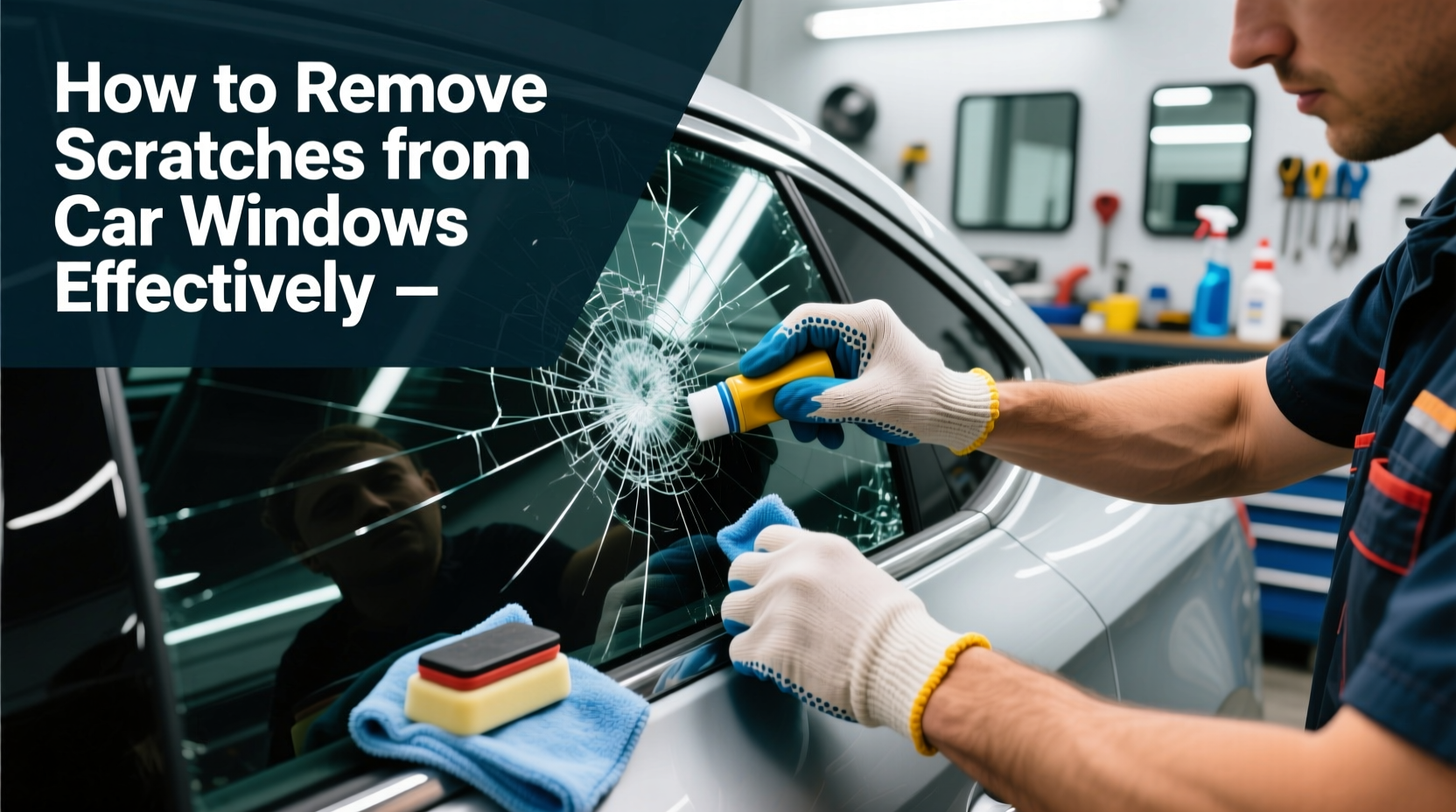 how do i remove scratches from car windows