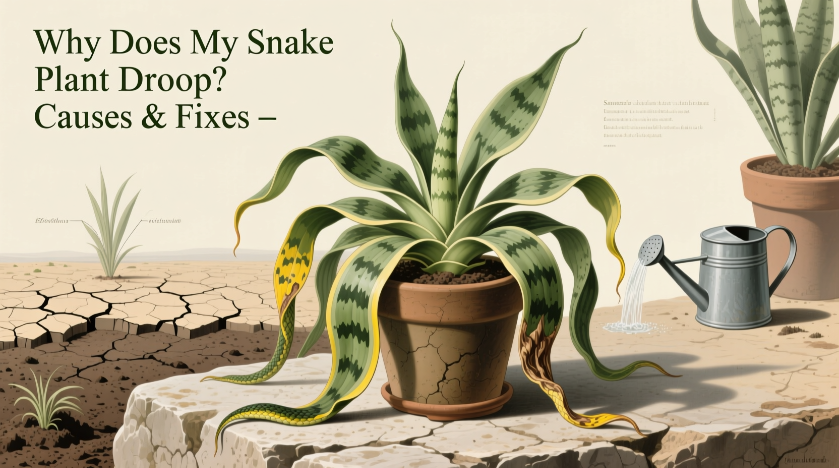 Why Does My Snake Plant Droop? Causes & Fixes