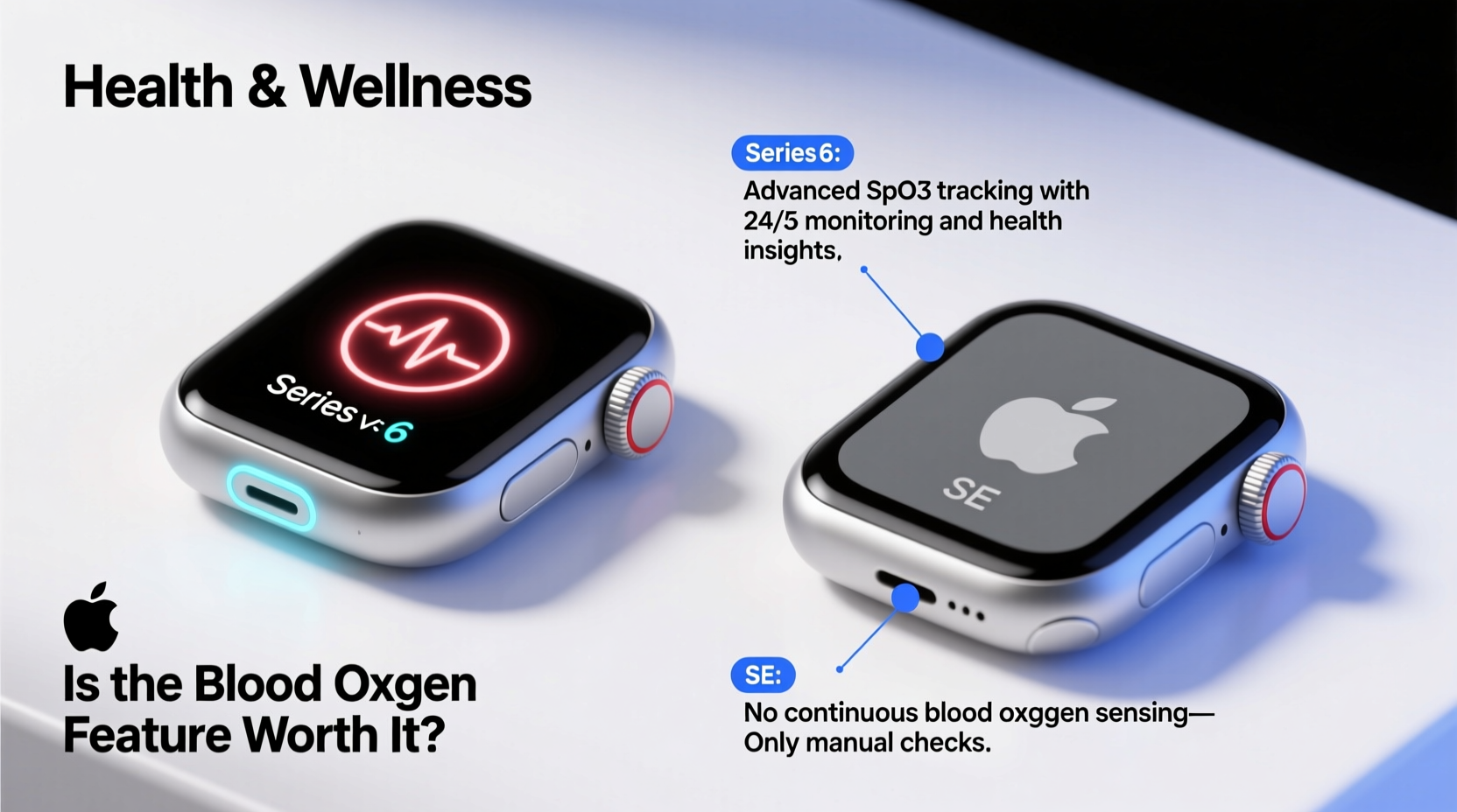 apple watch series 6 vs se is the blood oxygen feature worth it