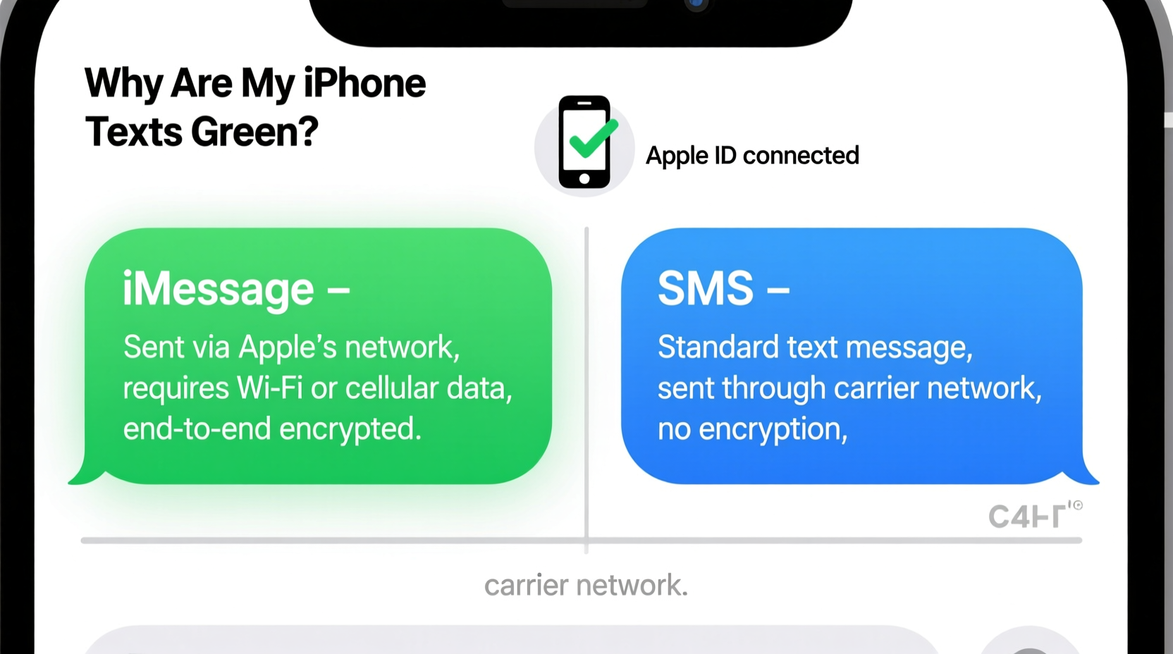 why are my iphone texts green understanding message colors 2