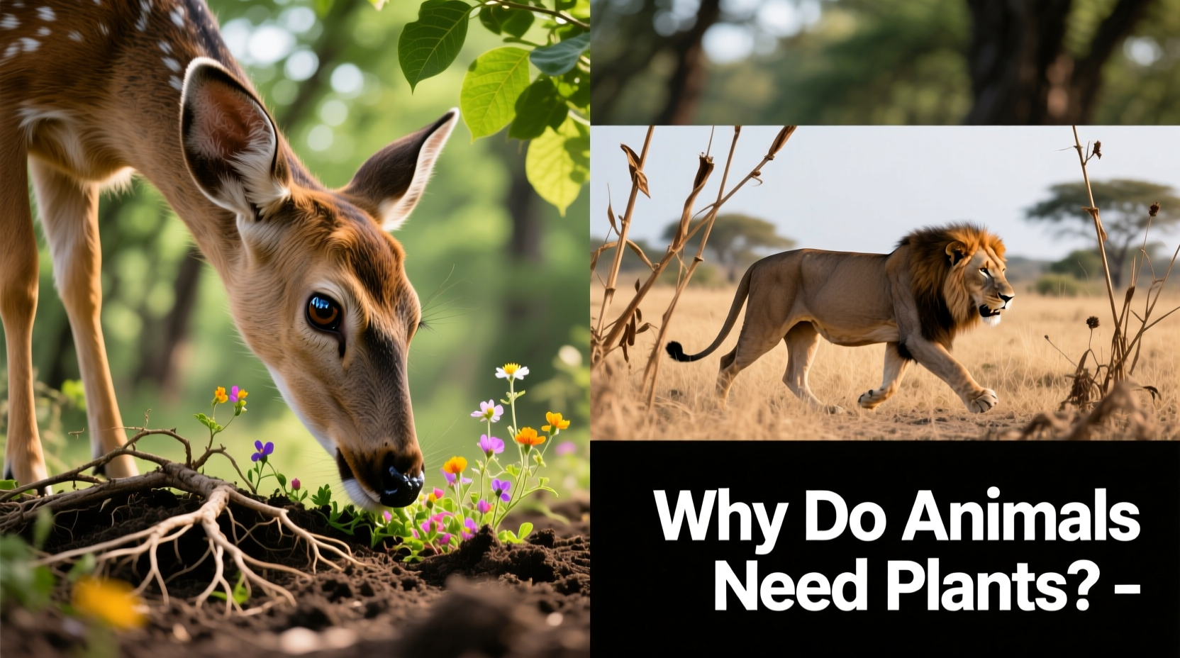 why do animals need plants exploring the vital connection