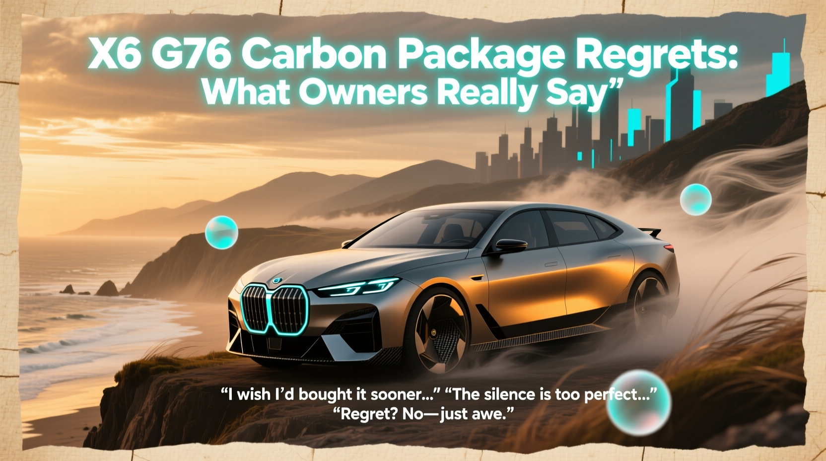 x6 g06 carbon regrets