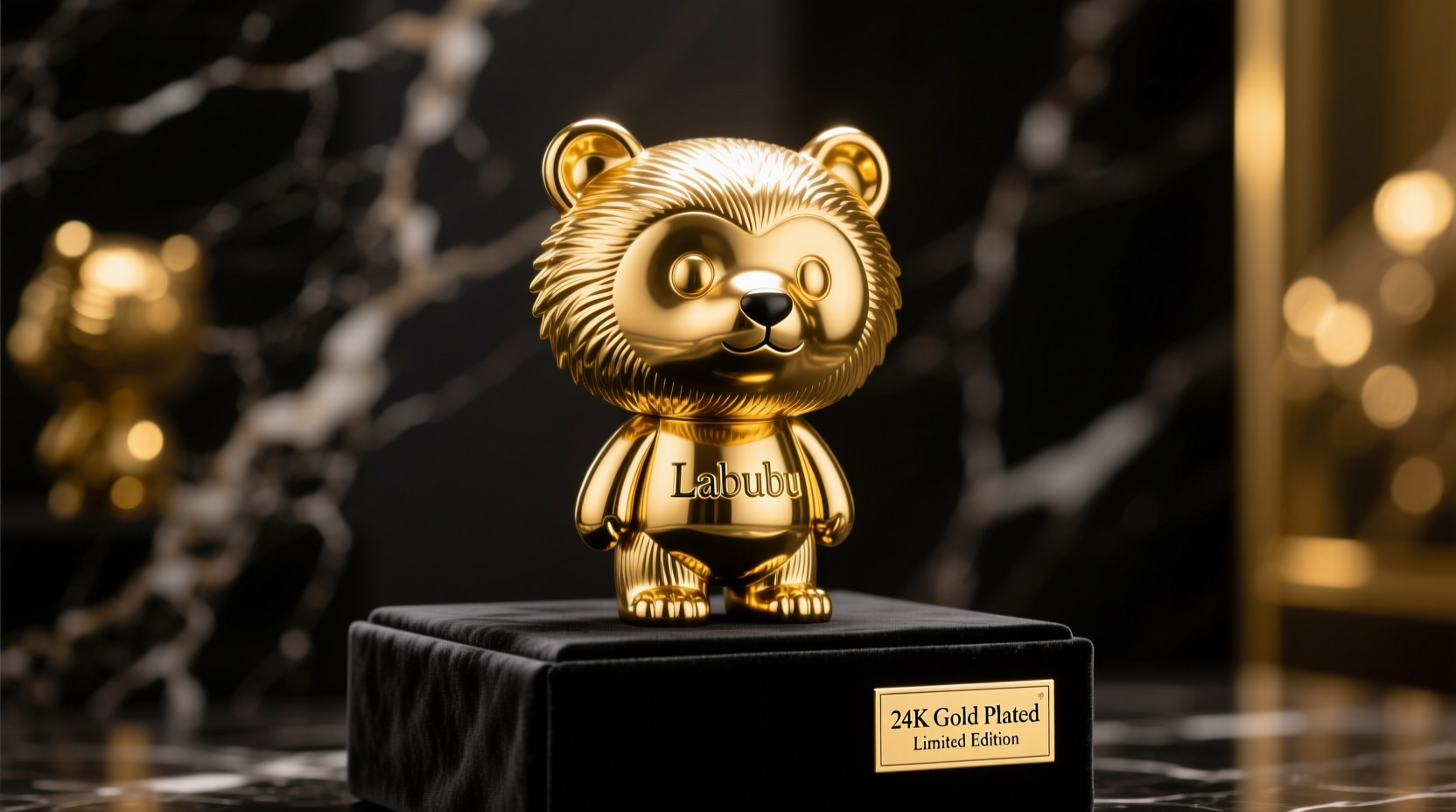 is the 24k gold labubu real
