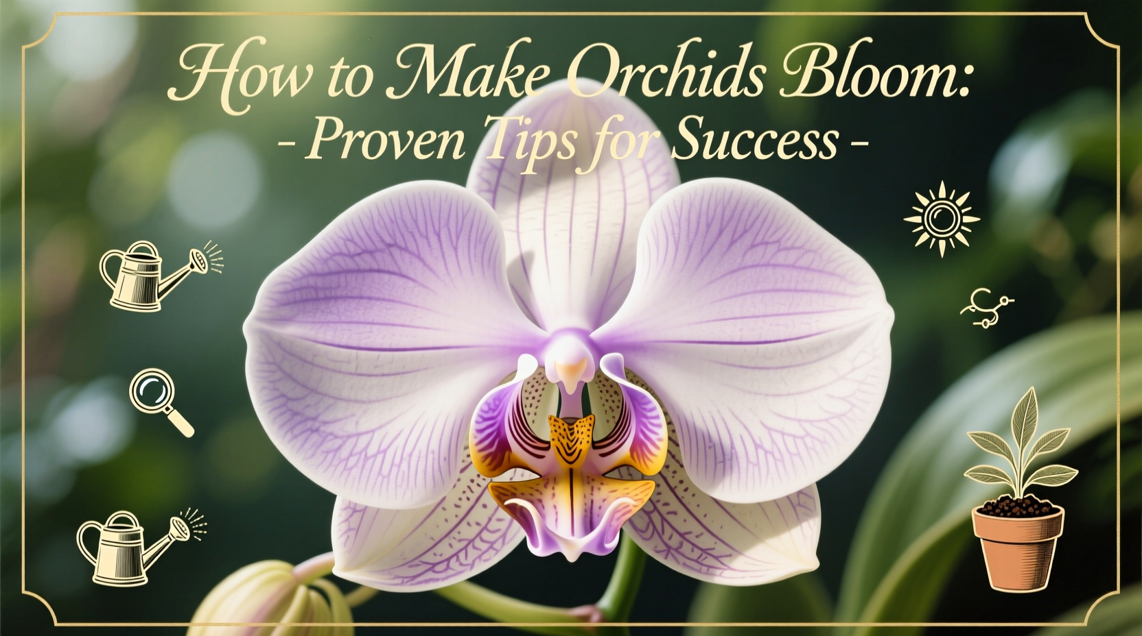how do you make orchids bloom