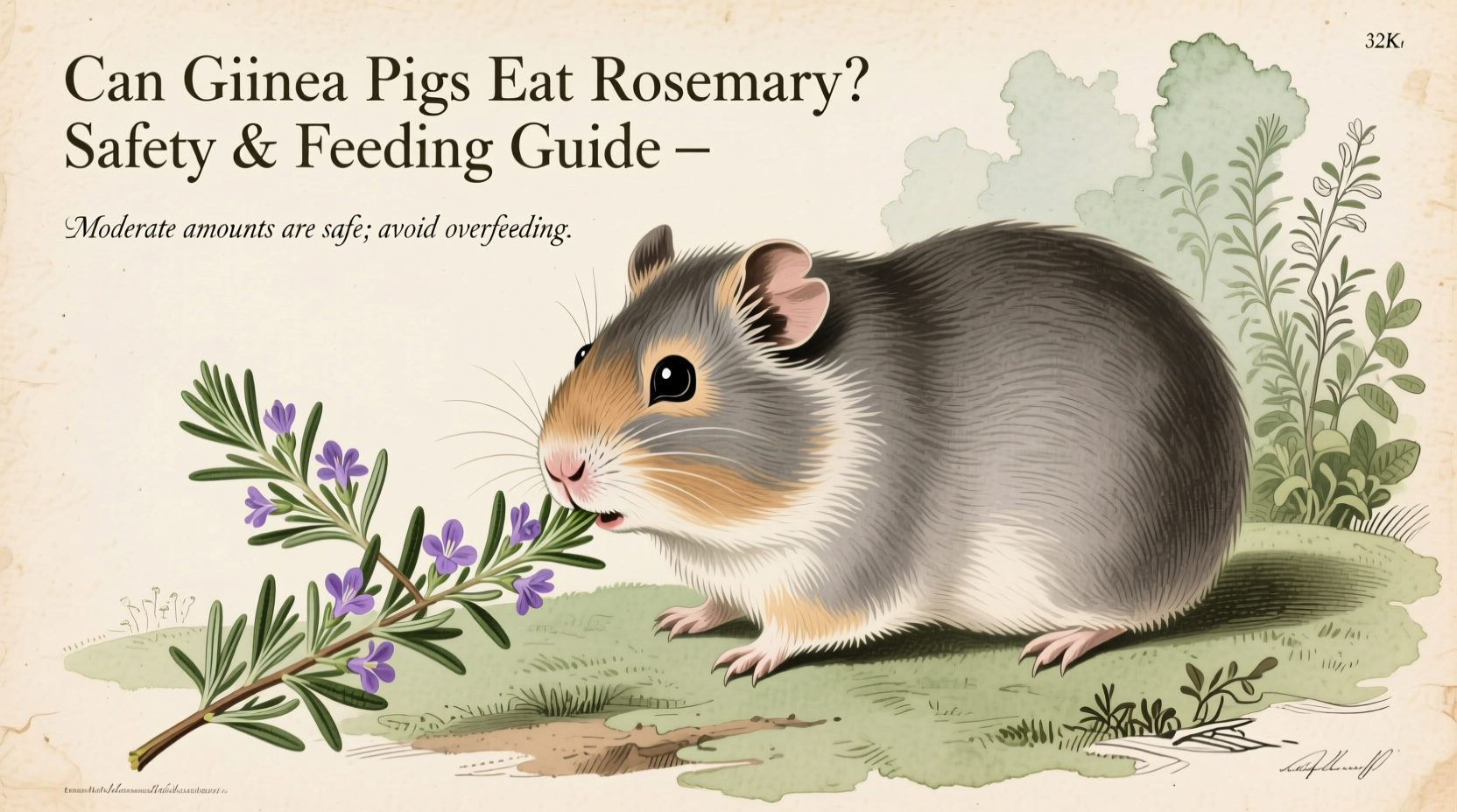 do guinea pigs eat rosemary