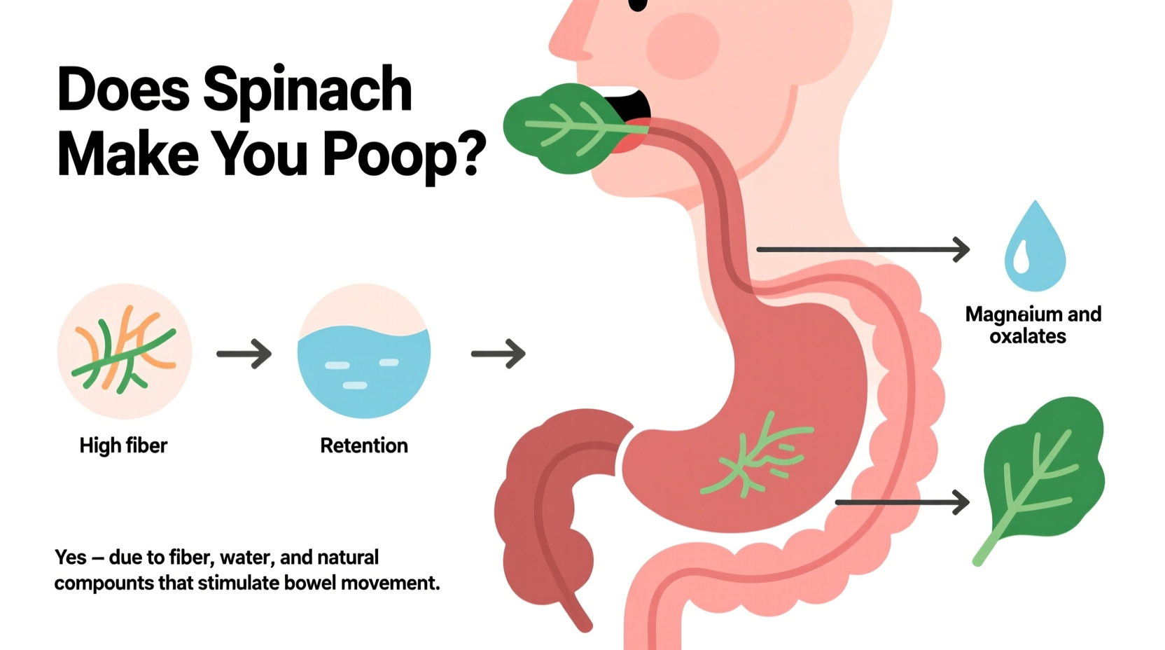 Does Spinach Make You Poop? Science-Backed Facts