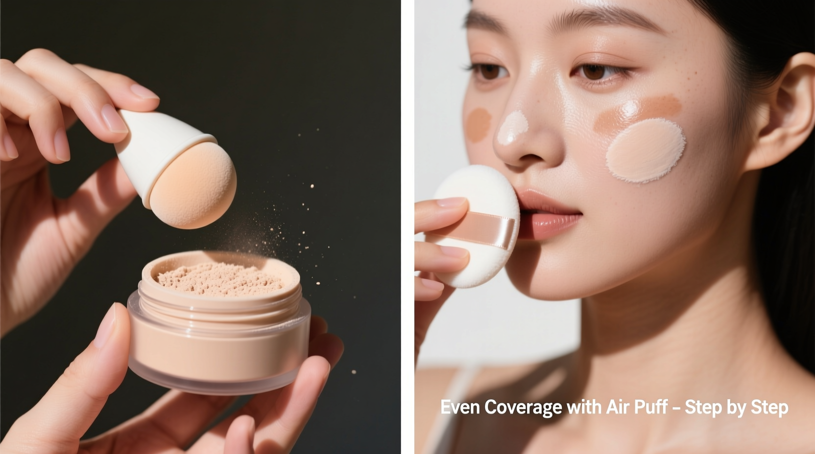 how to apply sunscreen with an air puff a step by step guide for even effective coverage