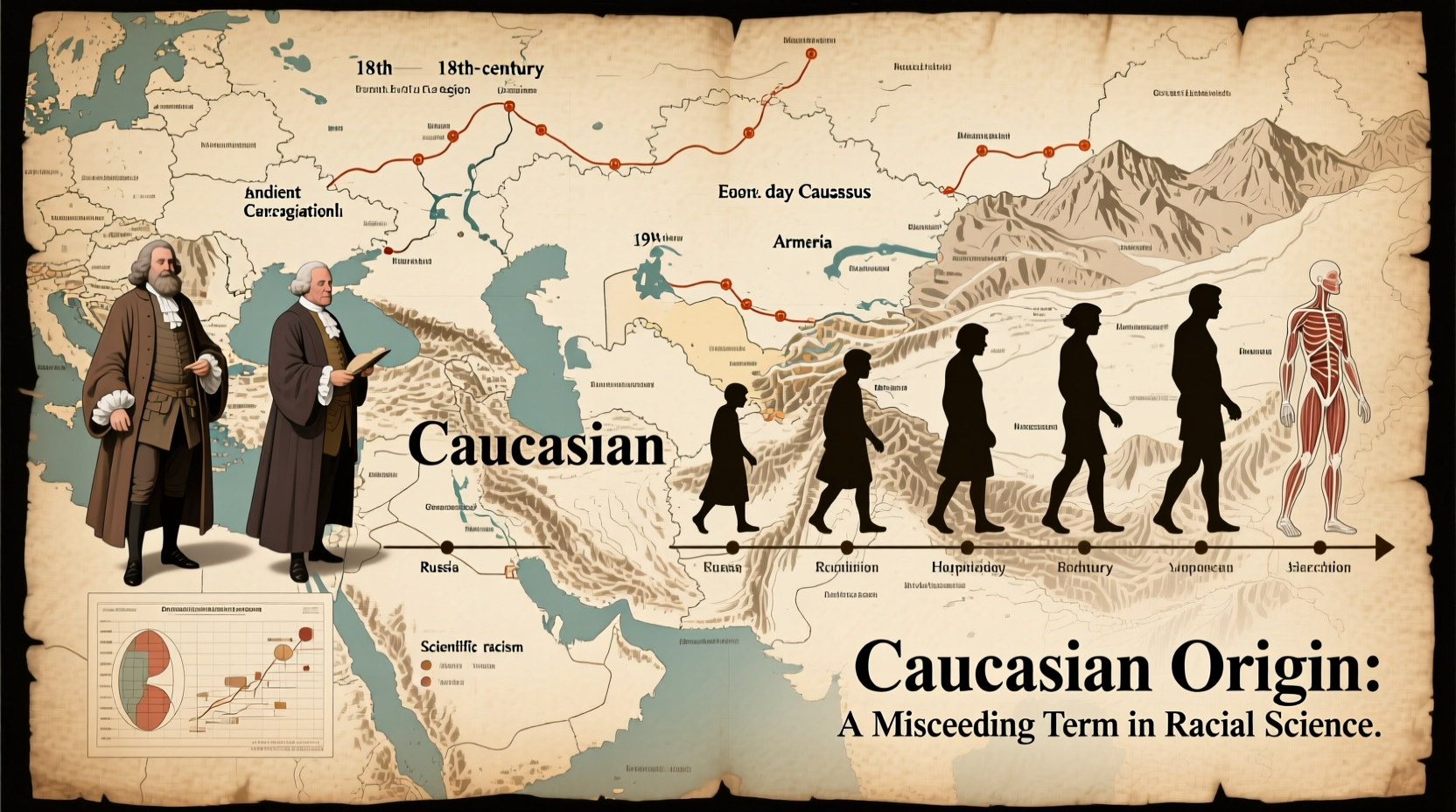 why are people called caucasian origin history explained