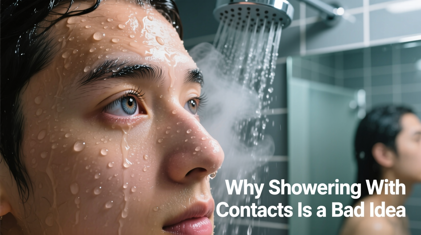 showering with contacts why its a bad idea