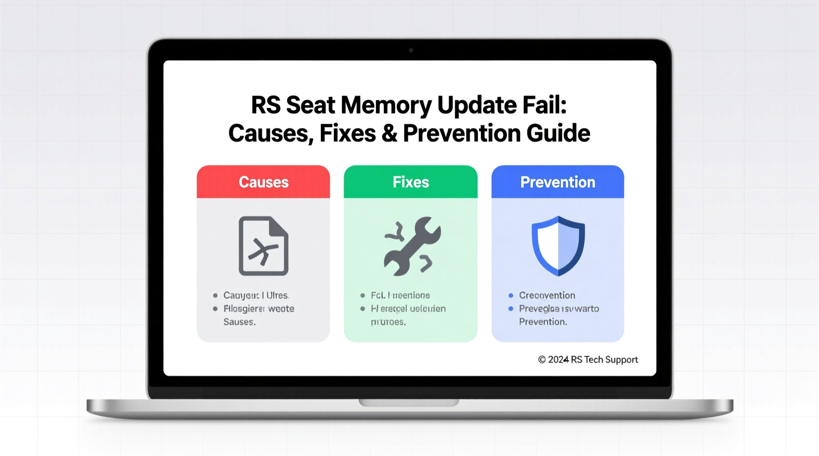 rs seat memory update fail