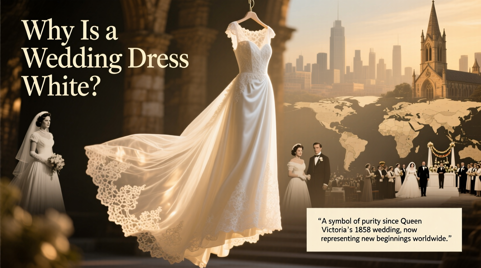 why wedding dress is white