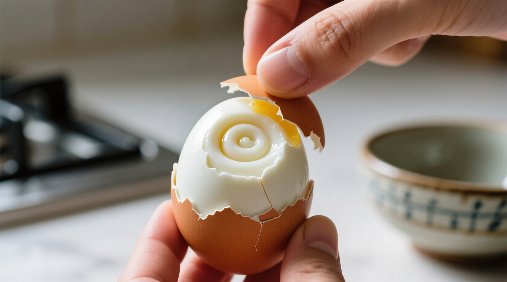 whats the best way to peel a hard boiled egg