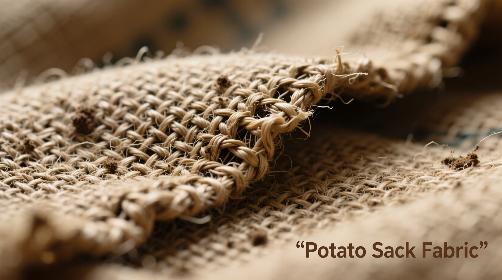potato sack fabric