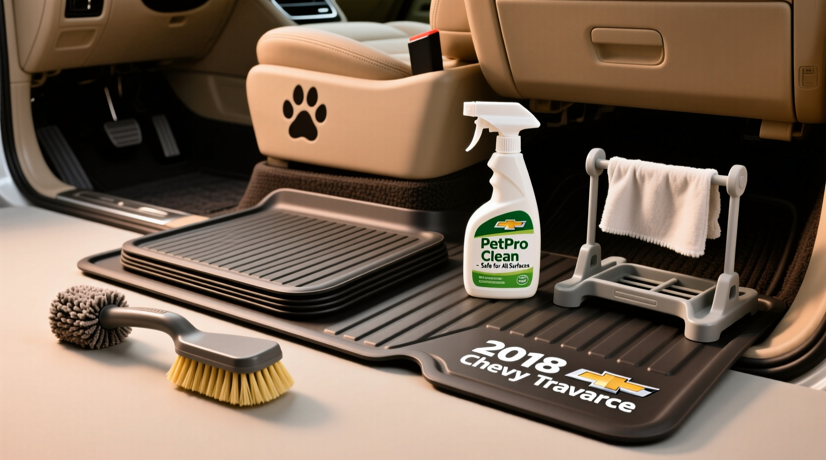 traverse 2018 mat cleaning pet family