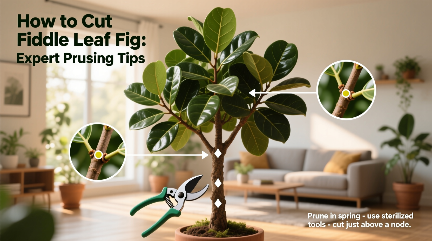 How to Cut Fiddle Leaf Fig: Expert Pruning Tips