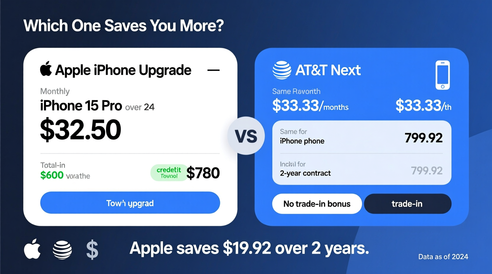apples iphone upgrade program vs att next which one actually saves you money