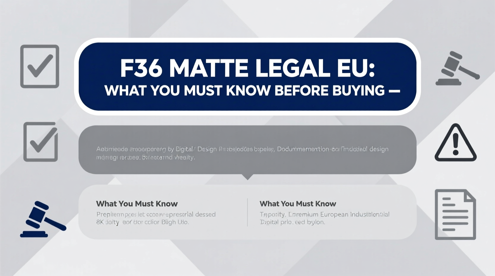 f36 matte legal eu