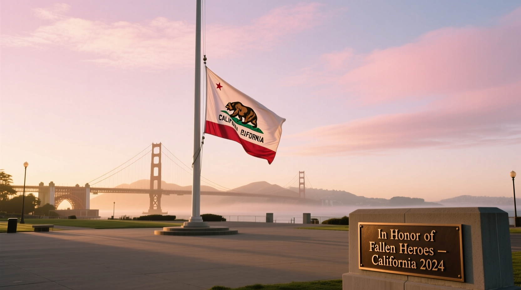 why are california flags at half staff today reasons notifications