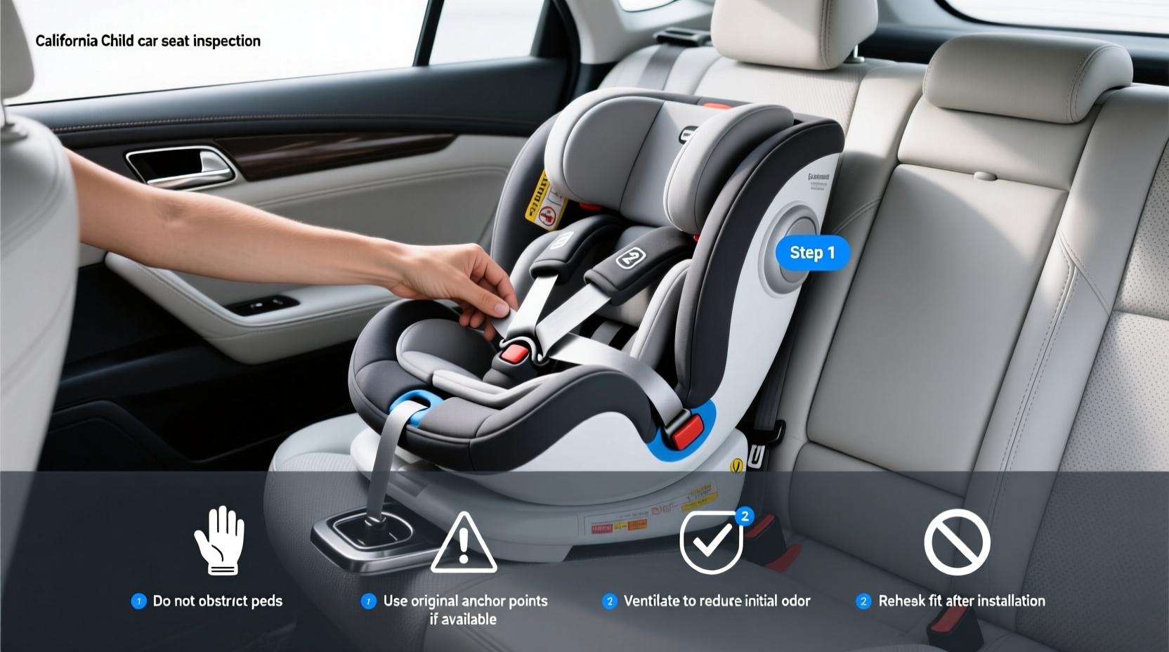 child car seat inspection california