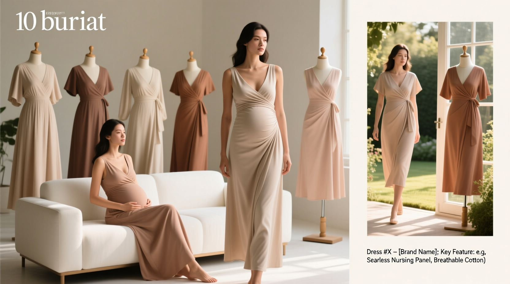 top 10 best breast feeding dresses for comfort and style