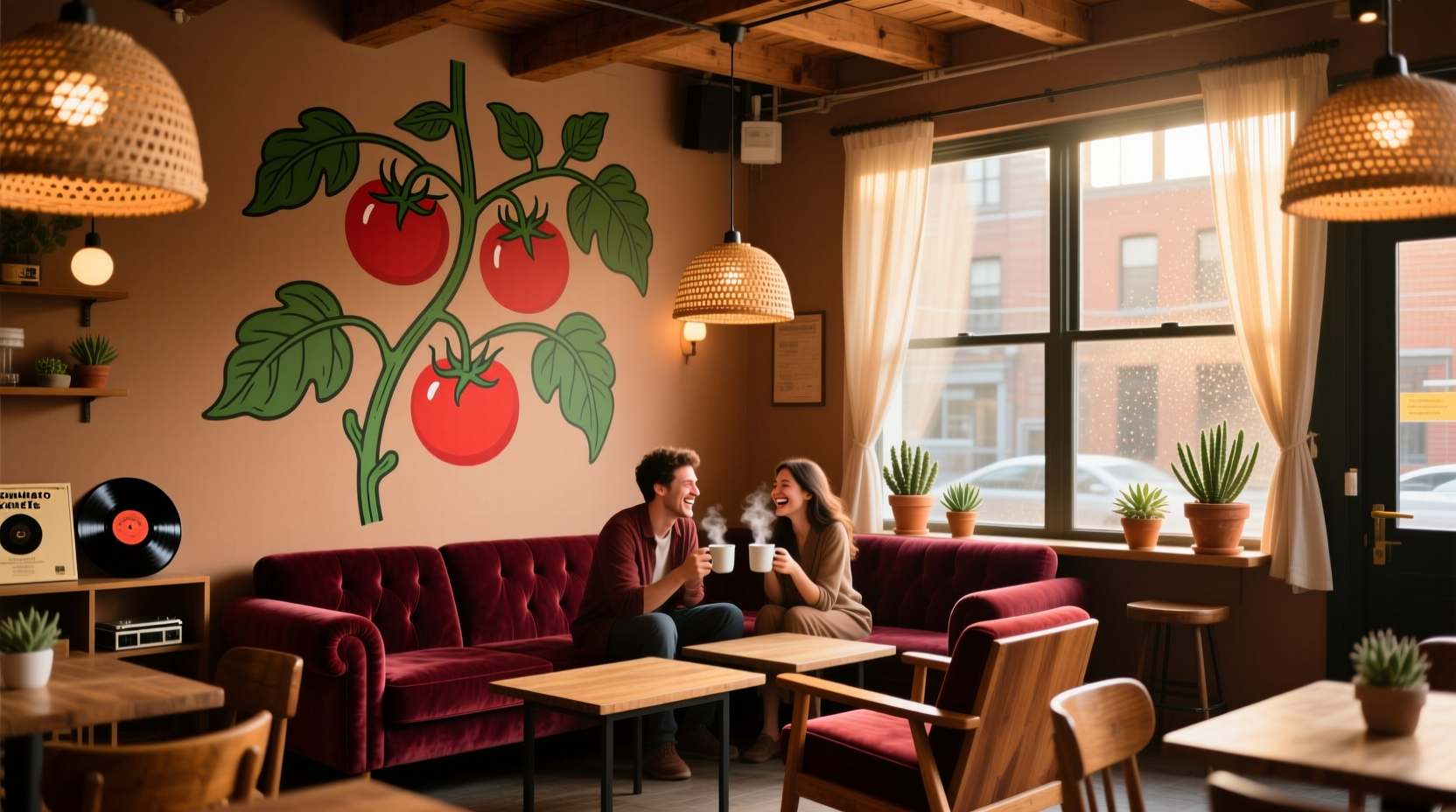 The Couch Tomato Café interior with comfortable seating