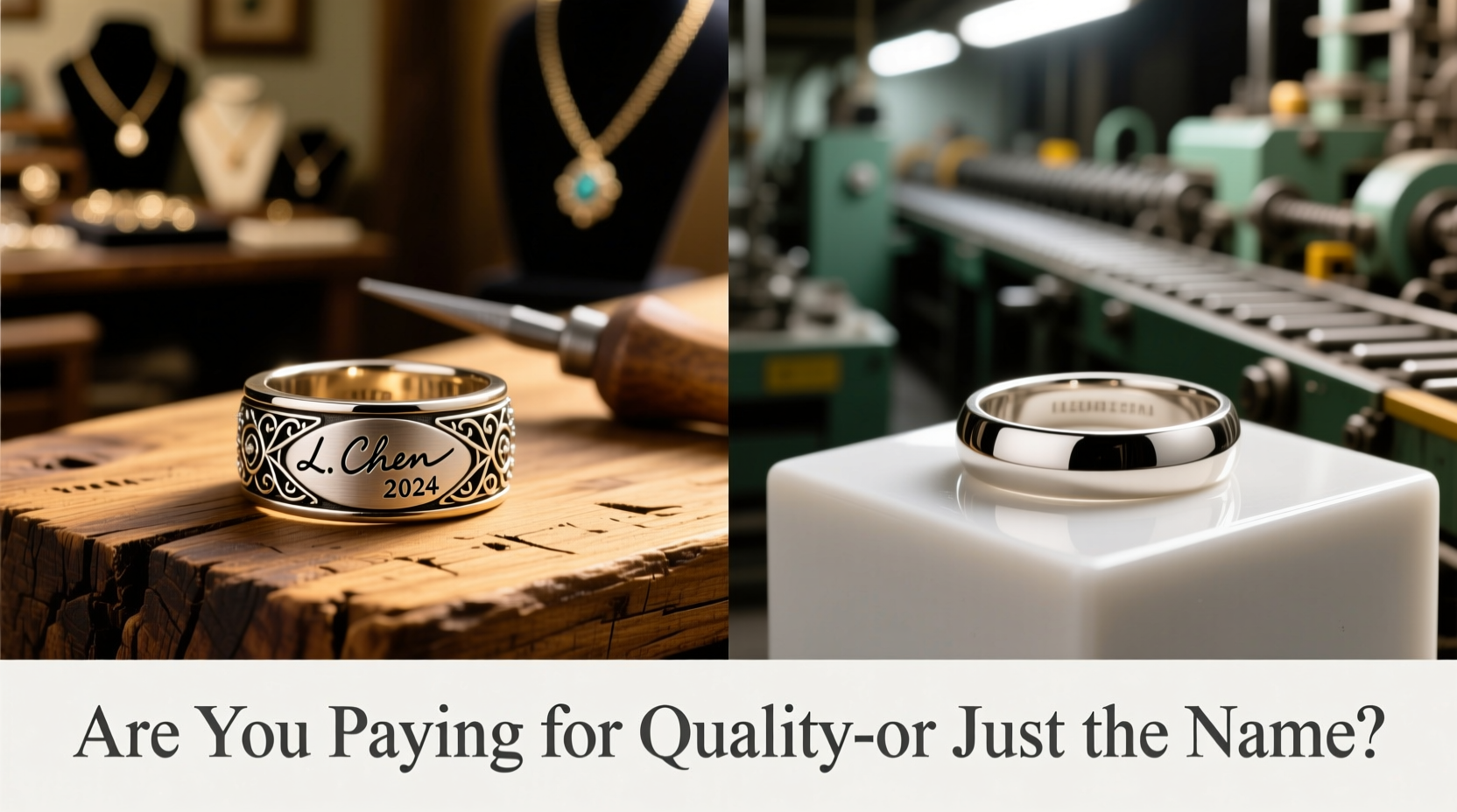 designer vs mass produced rings are you really paying for quality or just the name