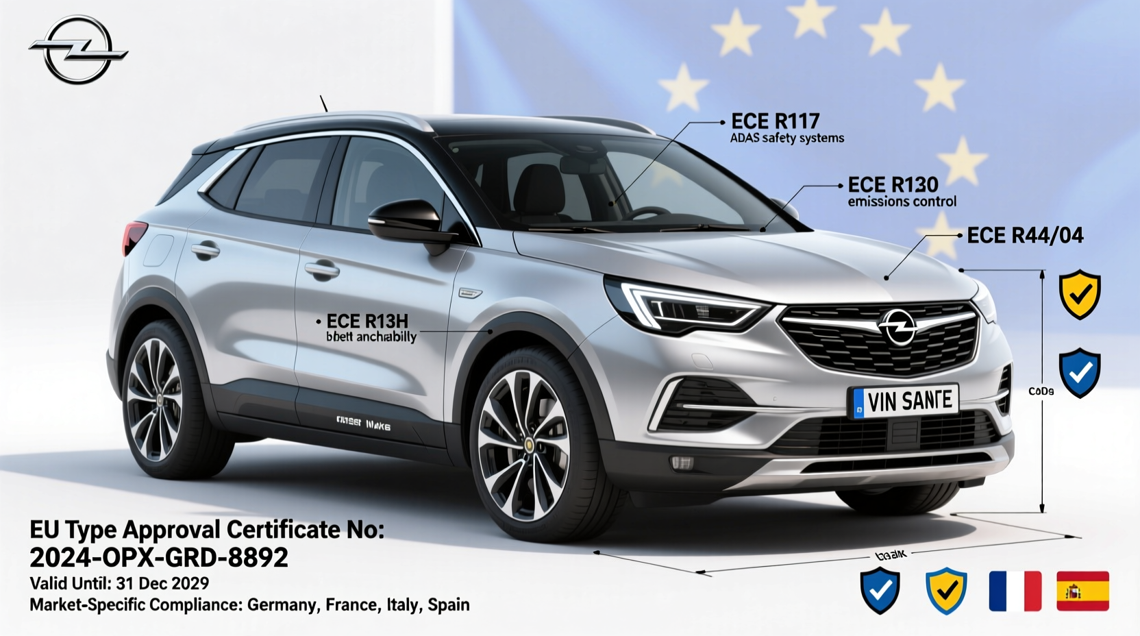opel grandland x legal compliance