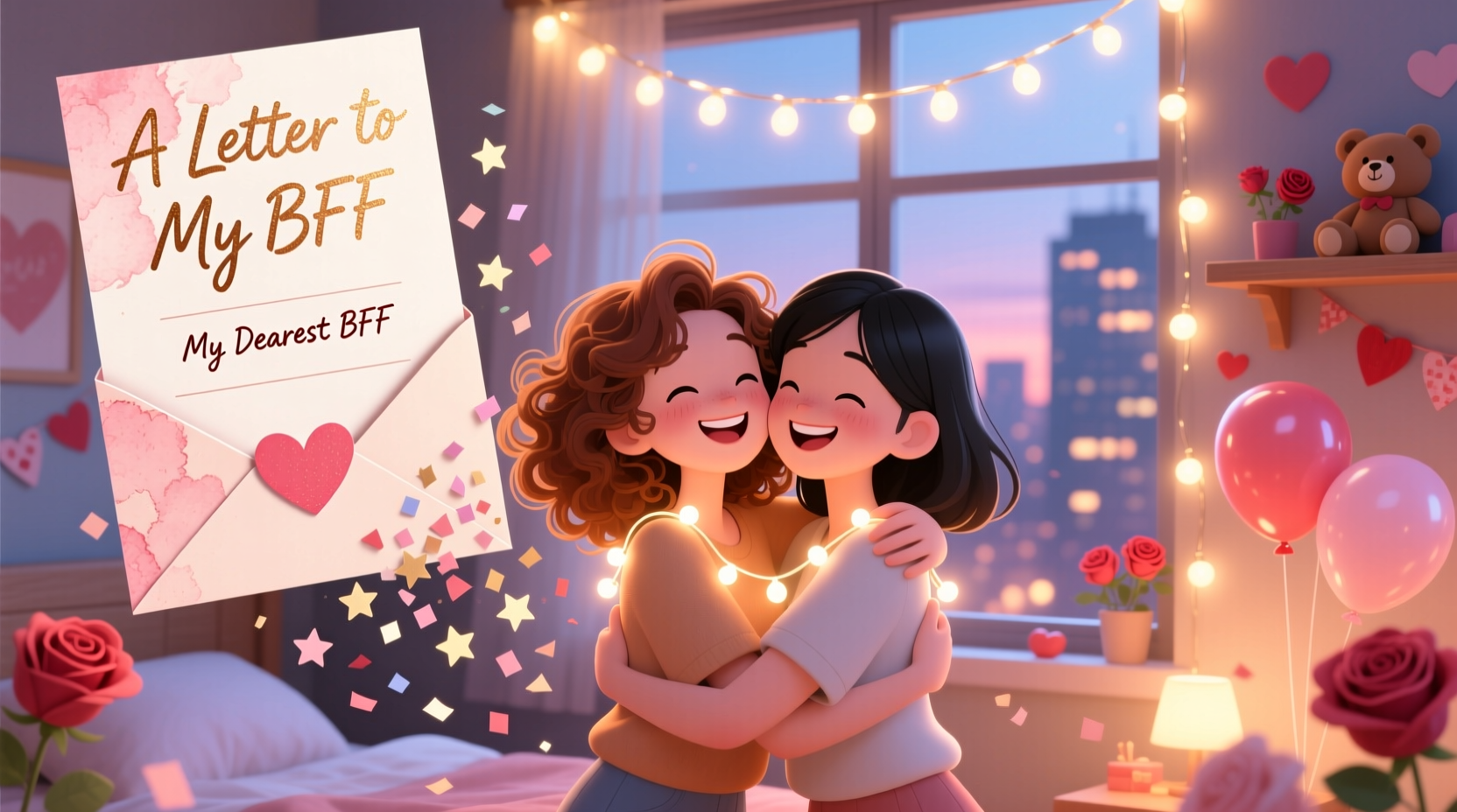 a letter to my bff friend valentines day