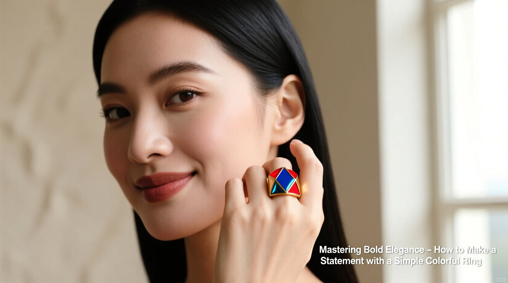mastering bold elegance how to make a statement with a simple colorful ring