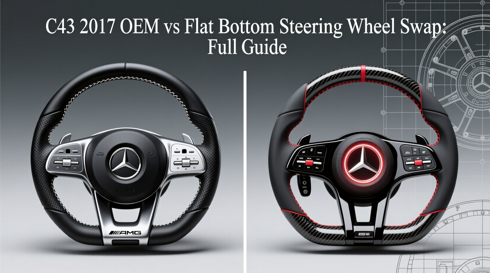 c43 2017 oem vs flat bottom swap