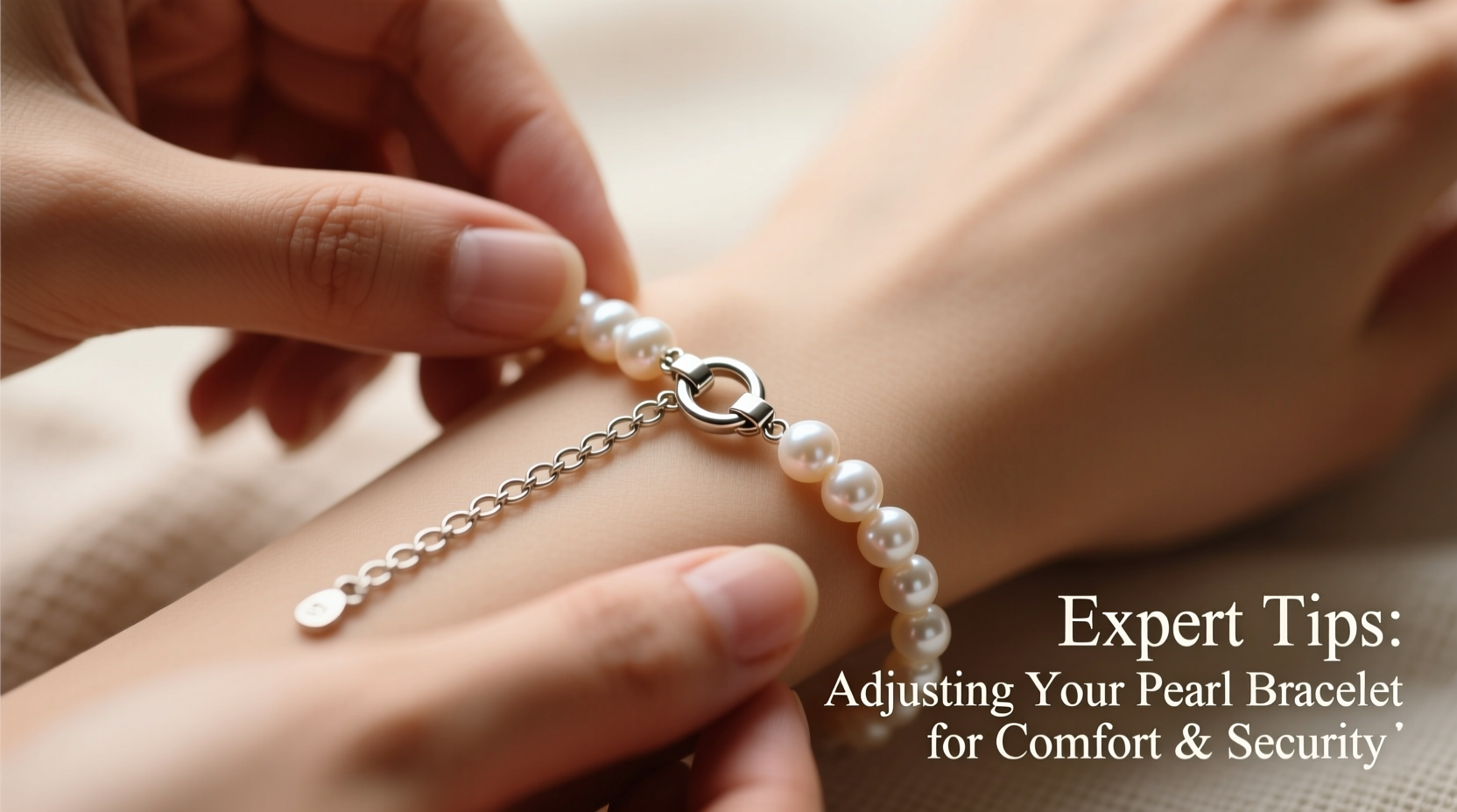 expert tips on how to adjust a pearl bracelet for a comfortable and secure fit