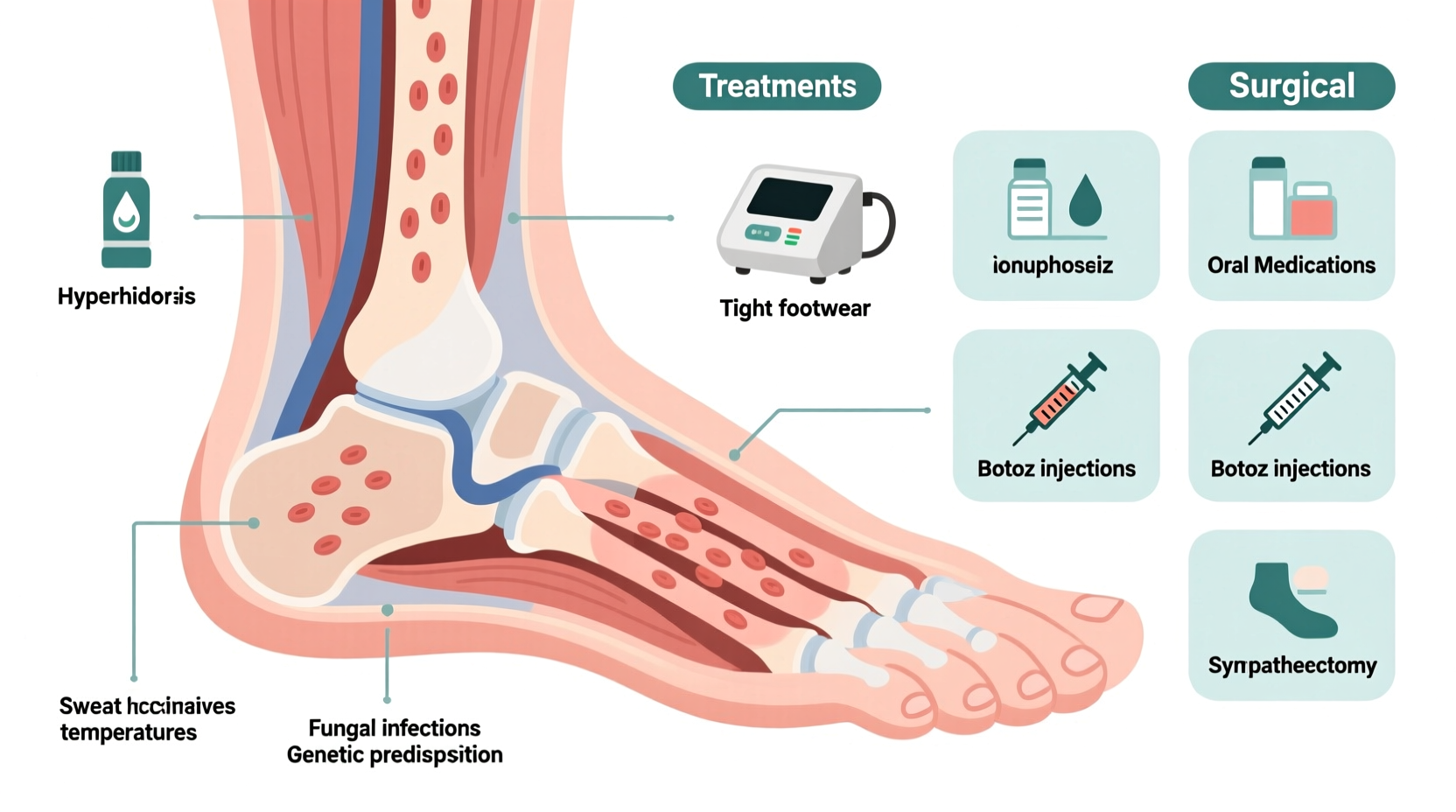 why are my feet so sweaty causes treatment options