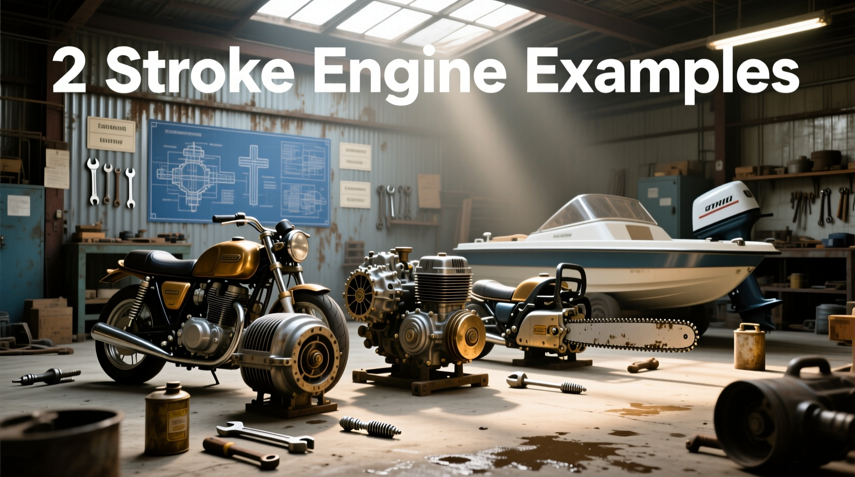 2 stroke engine examples uses
