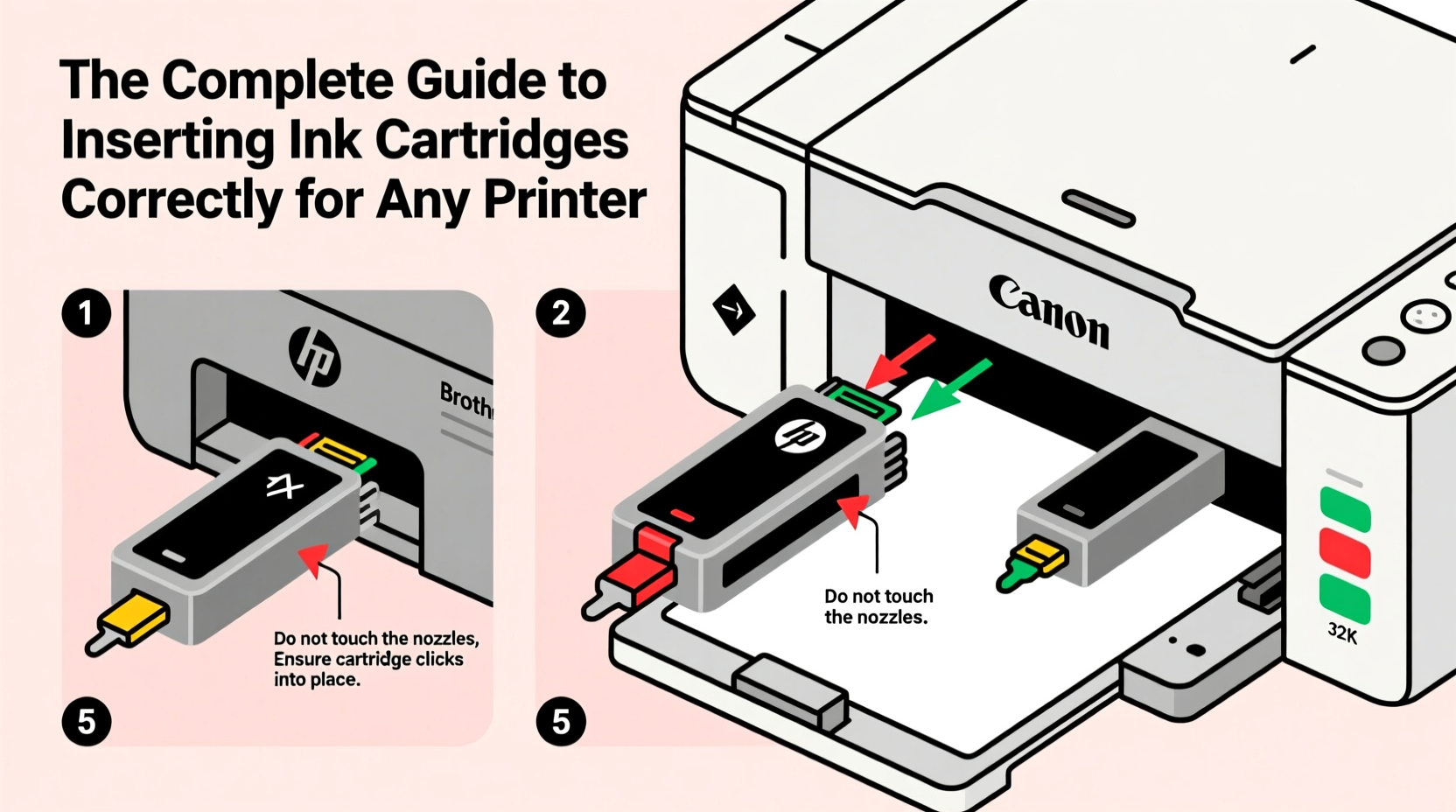 the complete guide to inserting ink cartridges correctly for any printer