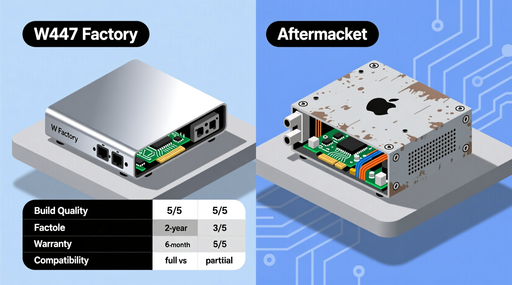 W447 Factory vs Aftermarket Console: Full Comparison