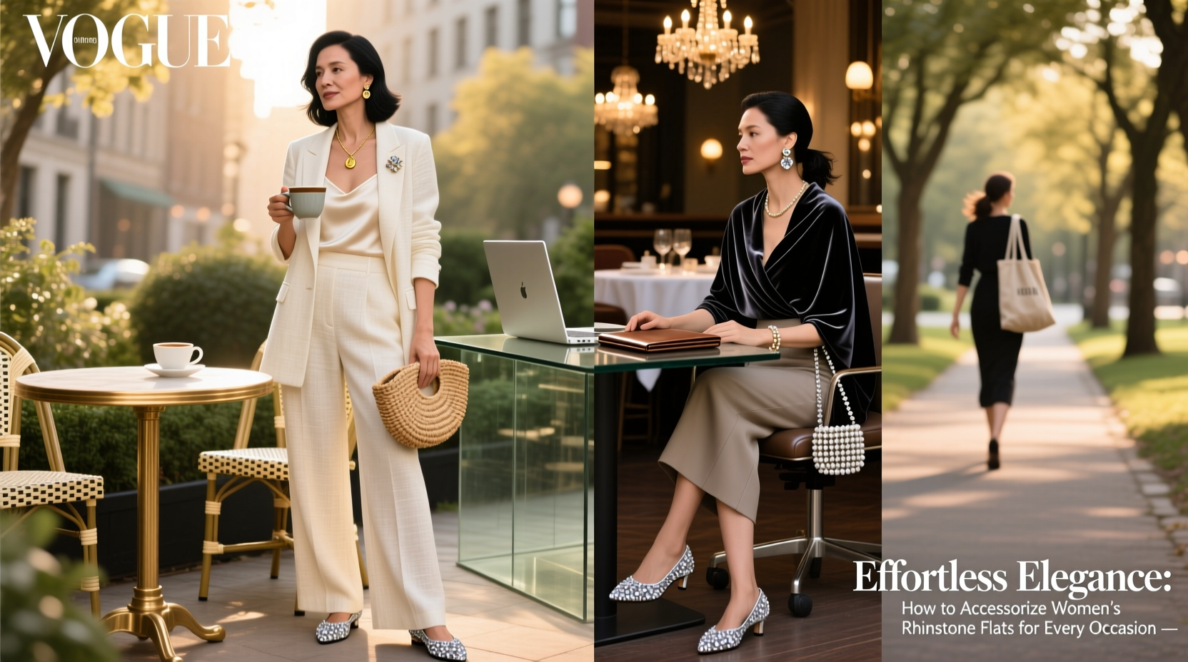 effortless elegance how to accessorize womens rhinestone flats for every occasion