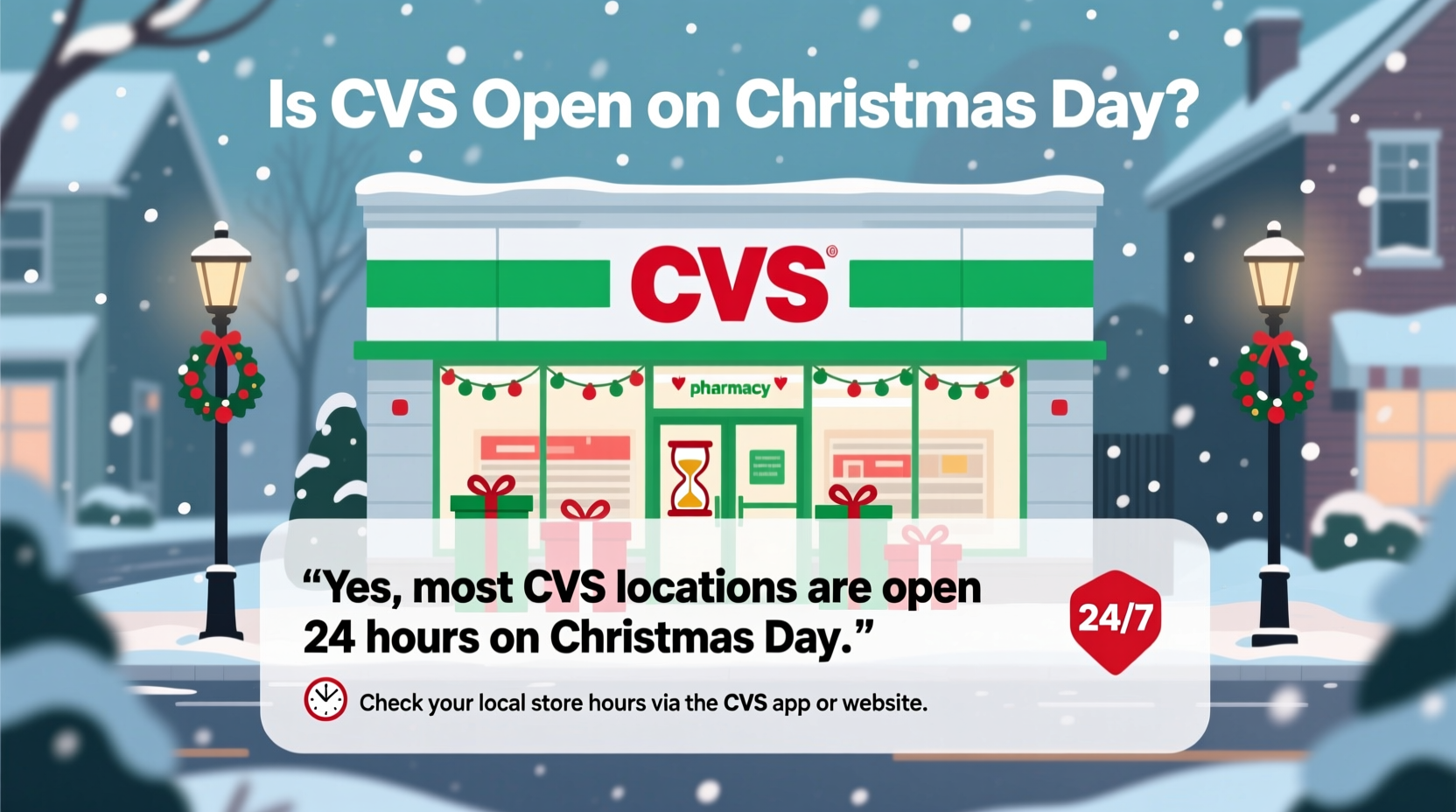 is cvs open on xmas