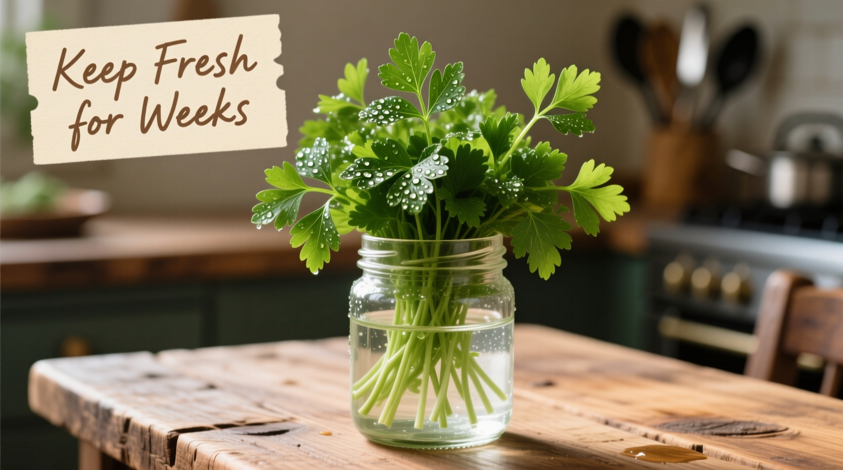 how can you keep parsley fresh