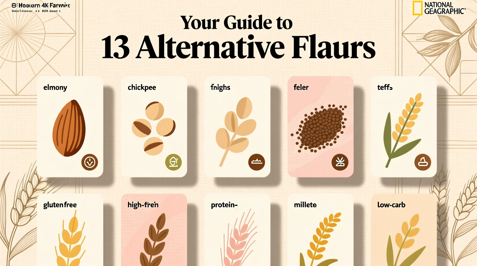 your guide to 13 alternative flours