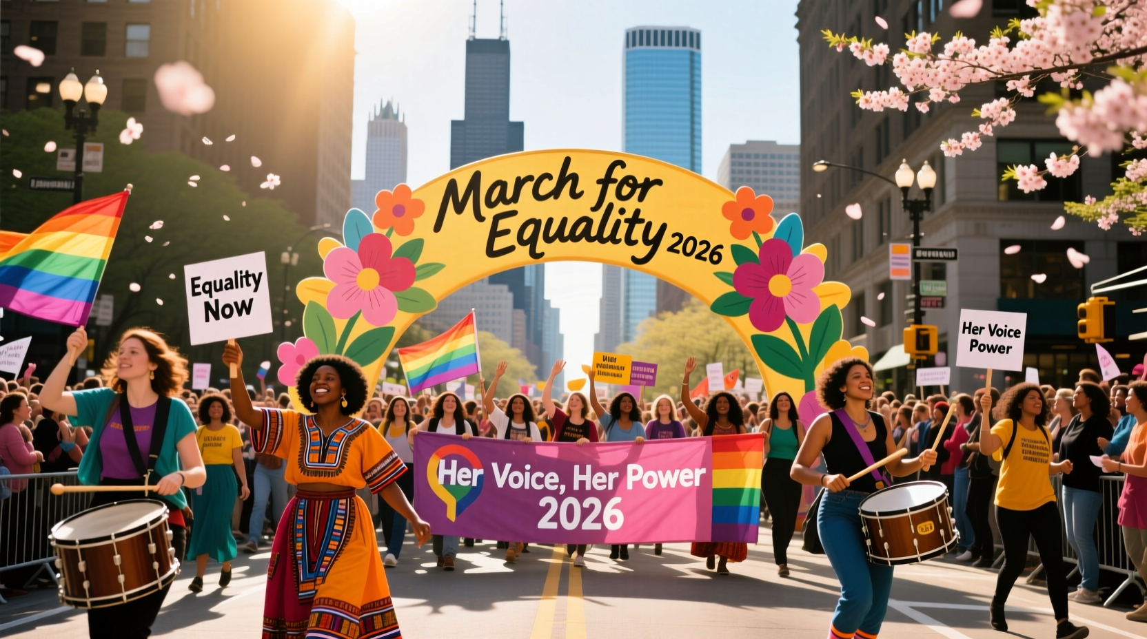 international womens day march chicago